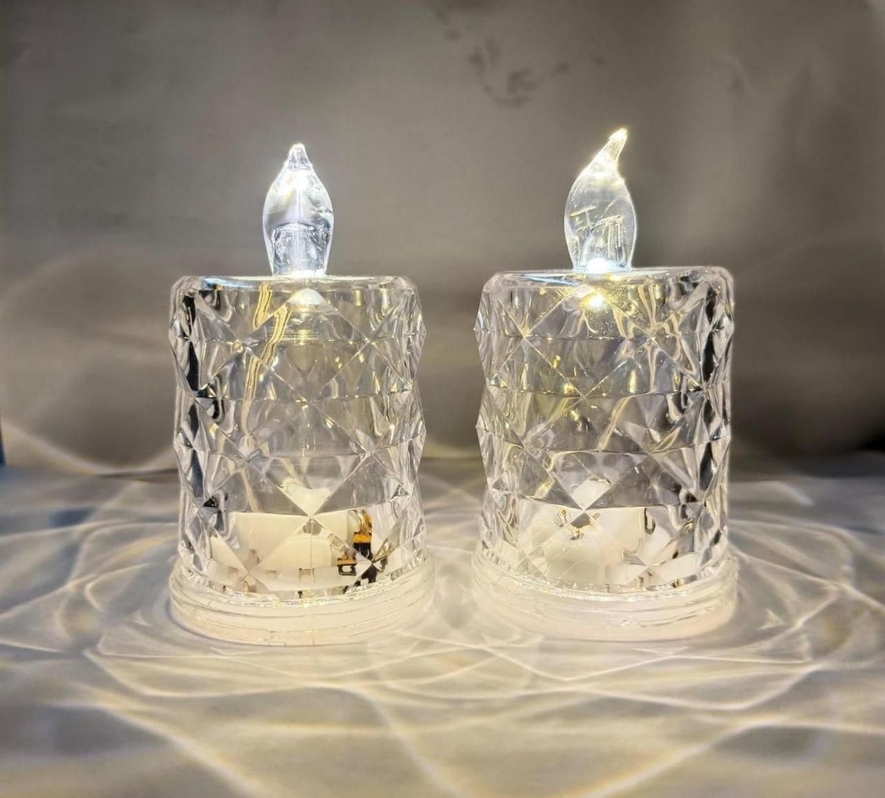 Candle Lamps for Temple (Pack of 2)