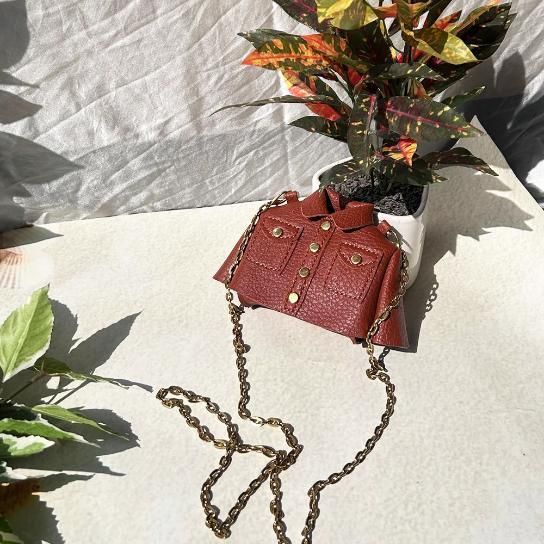 Unique Jacket Shape Cute Sling Bag for Women's