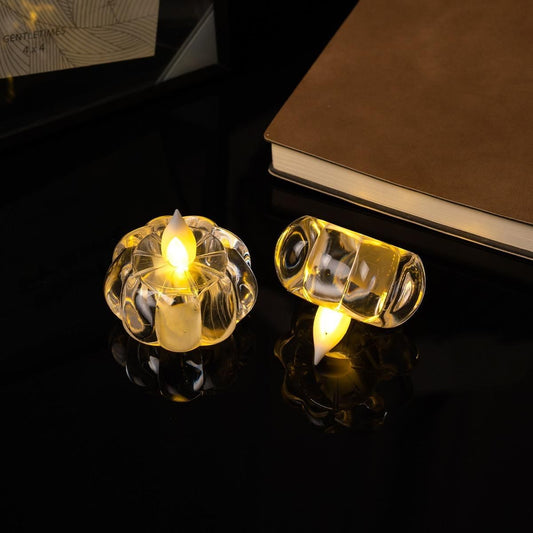 2 Pcs Led Pumpkin Lanterns