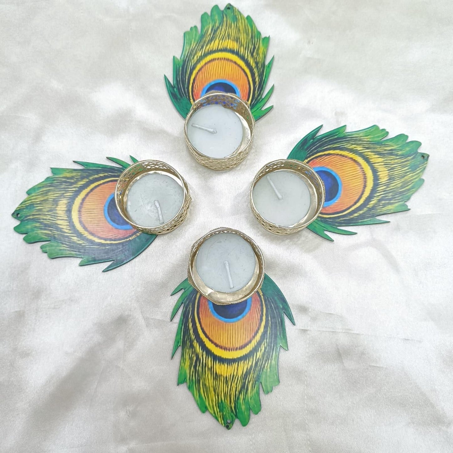 Morpankh Tealight Candle Holder (Pack of 4)