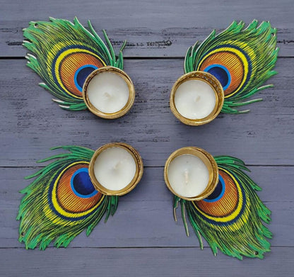 Morpankh Tealight Candle Holder (Pack of 4)