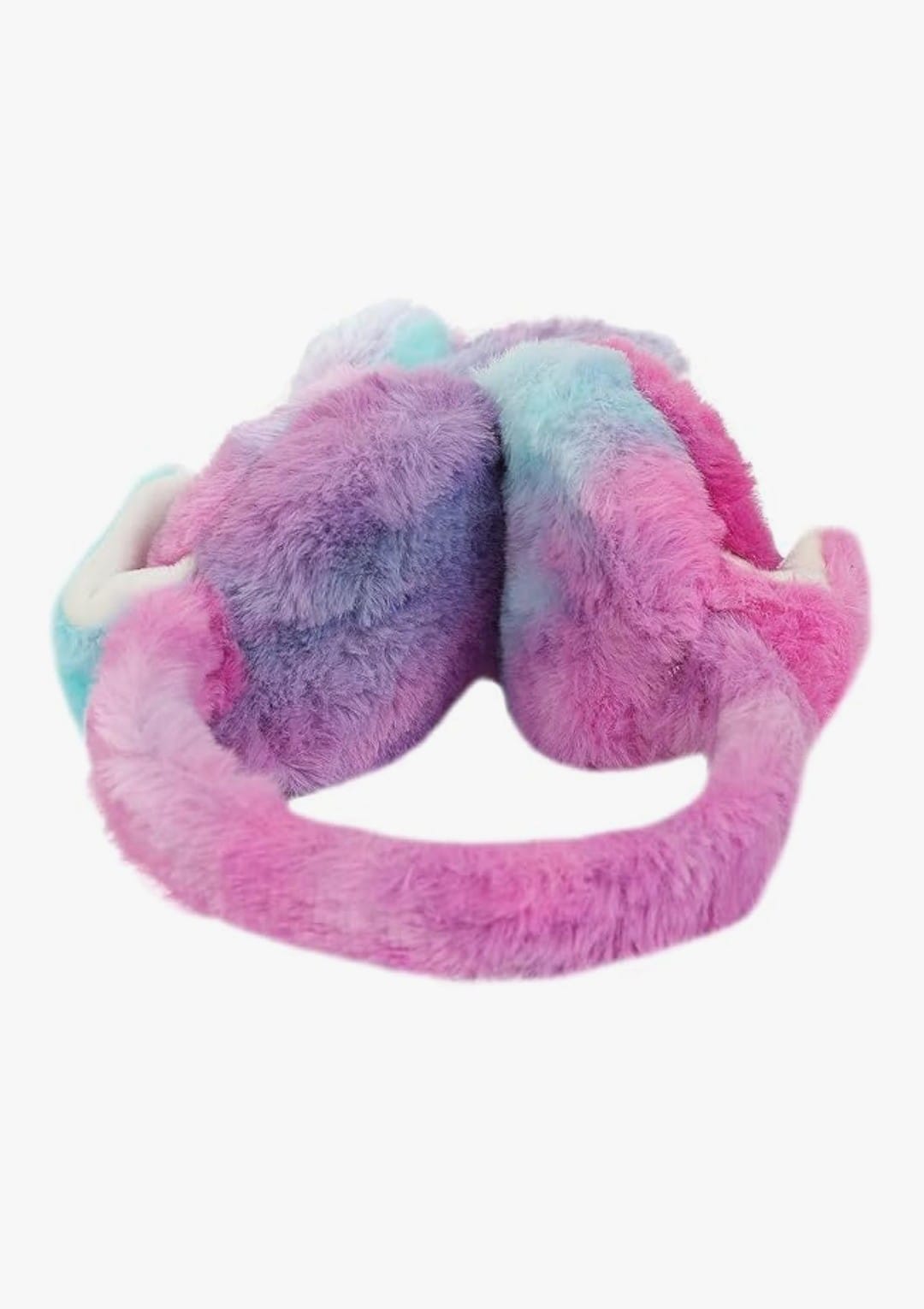 Jumping Rabbit Ear Winter Soft Warm Ear Muff For Girls & Kids - MultiColor Hair Band ( Pack Of 1 )